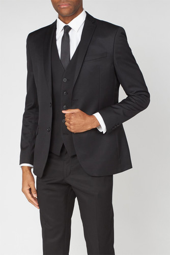 Black three piece suit - three, 100%
