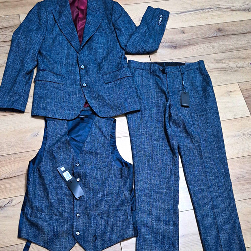 Men slim fit piece suit - 3-piece,