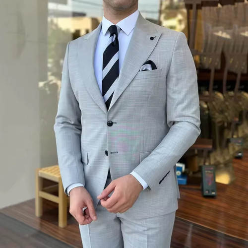 Mens grey slim fit - mens, 2