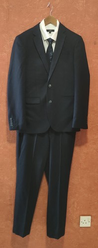 Mans navy piece suit - mans,