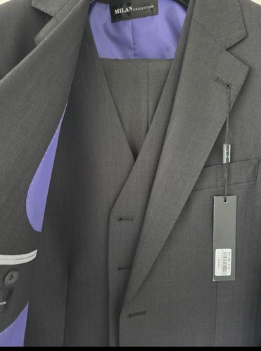 Milan suit collections black - collections,