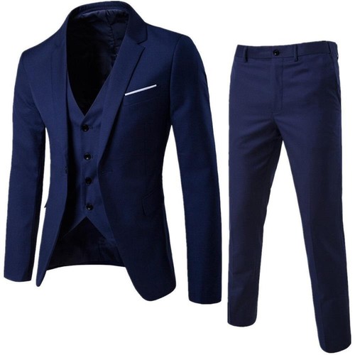 Men suit slim piece - slim, 3-piece