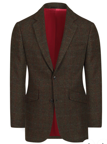 Mens piece tweed suit - tweed, used