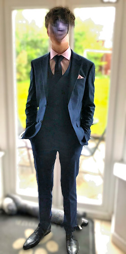 Moss bros piece - slim, fit