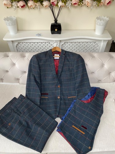 Marc darcy piece blue check - piece,