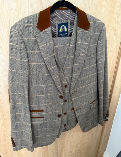Marc darcy brown herringbone - marc,