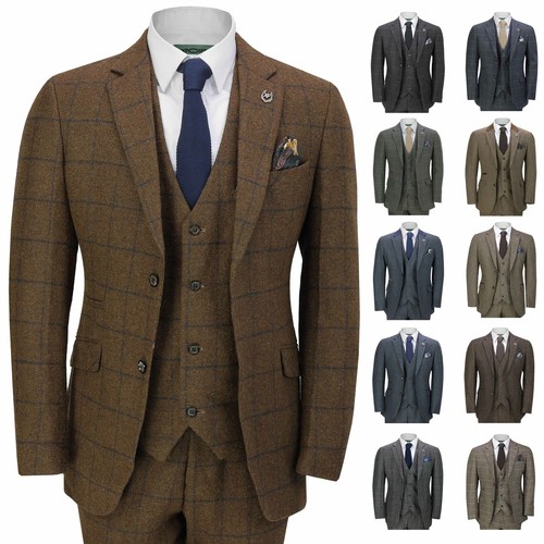 Mens piece tweed - 3, suit