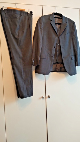 Remus uomo 3pc mens pinstriped - 3pc,