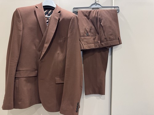 Three piece brown - three,
