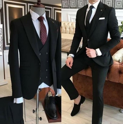 Piece men suit - slim, peak