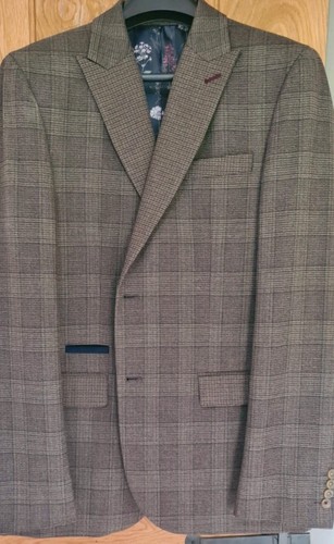 Next brown checked piece - next,