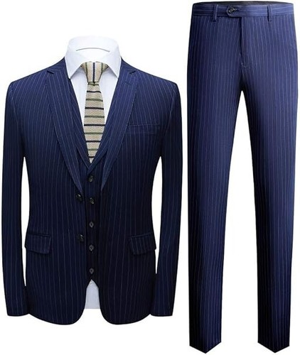Men notch lapel stripe - men's,