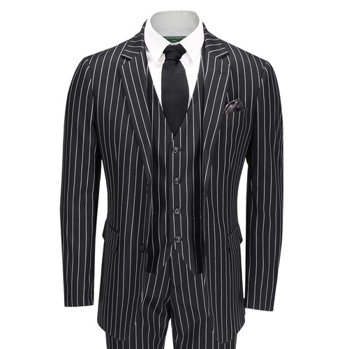 Mens piece pin stripe - mens, suit