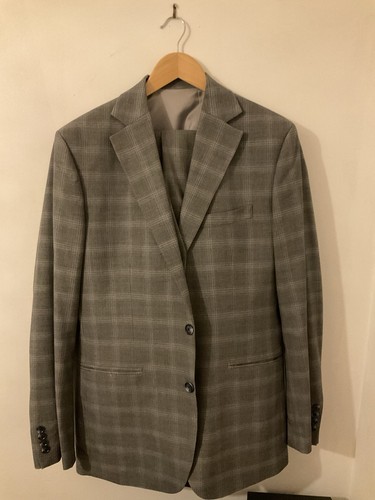 Mens piece suit tall grey - 3,