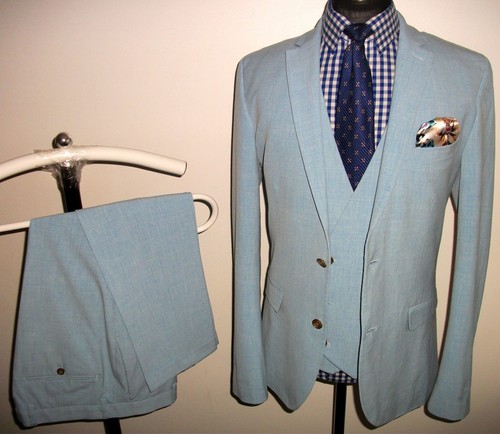 Next baby blue piece suit - next,