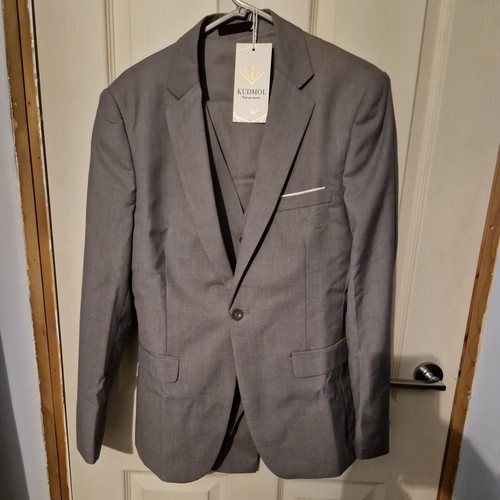 Kudmol mens suit slim fit - suit,