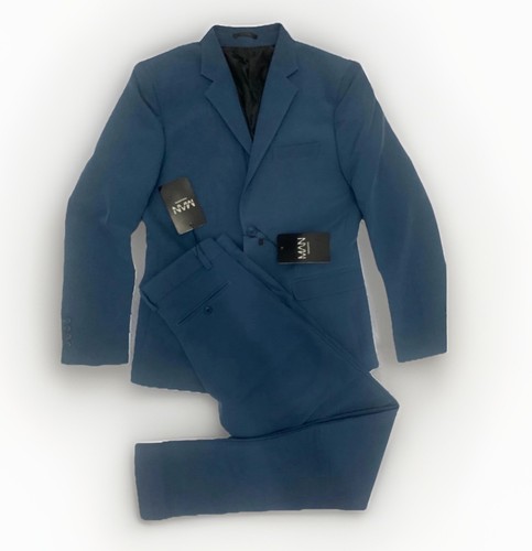 Men blue suit piece - blue, set