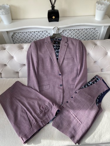 Cavani piece suit lilac - cavani, mens