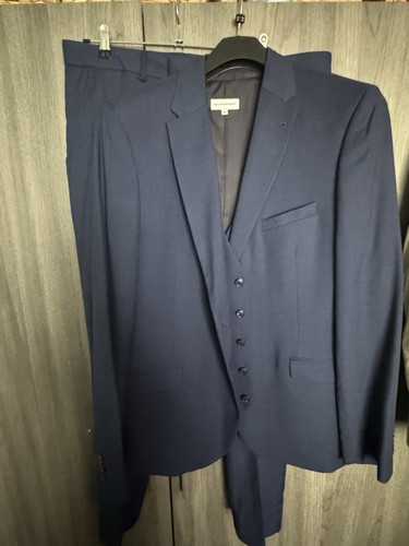 Tailor wright navy blue - blue, suit